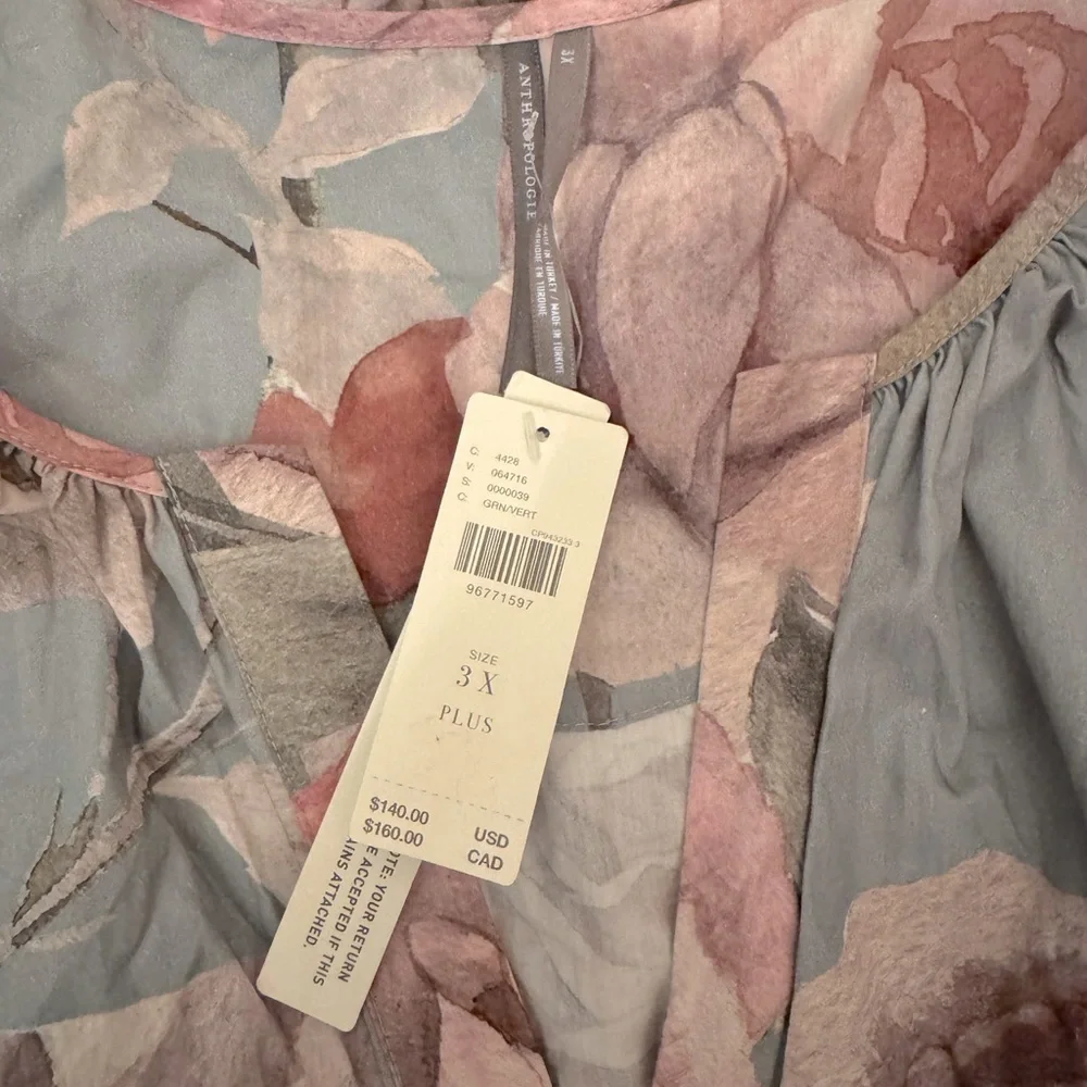 NWT Size 3X- Loverly Grey x Anthropologie The Somerset Mini Dress (NWT US$ 140) - Picture 15 of 15